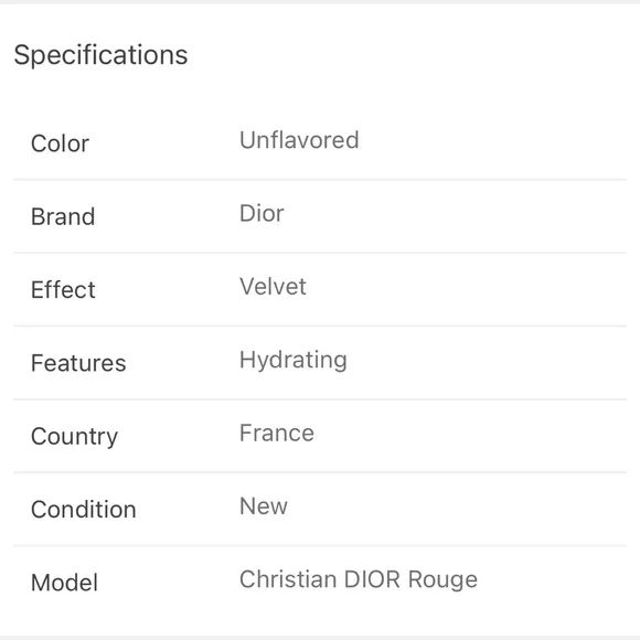 NWOT Dior Rouge Lipstick - Bold Red never used. - Picture 4 of 13